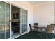 View of an outdoor patio area with table and chairs at 4787 Wild Iris Dr. # 203, Myrtle Beach, SC 29577