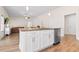 Kitchen island with stainless steel dishwasher, seating, granite countertops, and views of the living room at 5026 Adrian Hwy., Conway, SC 29526