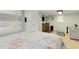 Bright living area with bunk beds, a bed and kitchenette at 513 Hillside Dr. S, North Myrtle Beach, SC 29582