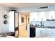 Efficient, bright kitchen features stainless appliances, updated cabinets, and sleek countertops at 5523 North Ocean Blvd. # 2112, Myrtle Beach, SC 29577