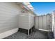 Outdoor shower in a fenced in area near side of home at 633 White Oak Ln., North Myrtle Beach, SC 29582