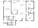 Detailed floor plan showcasing the layout of the primary bedroom, kitchen, and living room at 654 Evers Loop, Surfside Beach, SC 29575