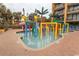 Fun splash zone with vibrant colors and playful water features at 6900 N Ocean Blvd. # 1008, Myrtle Beach, SC 29572