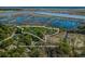 An aerial view showcases the property's location and surrounding natural beauty at 762 Wraggs Ferry Rd., Georgetown, SC 29440