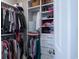 Walk-in closet with an array of clothes and other storage items on rods, shelves and drawers at 762 Wraggs Ferry Rd., Georgetown, SC 29440