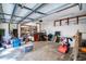 A spacious garage offers ample storage and workspace for hobbies and projects at 762 Wraggs Ferry Rd., Georgetown, SC 29440