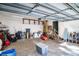 A well-organized garage provides space for vehicles, storage, and projects at 762 Wraggs Ferry Rd., Georgetown, SC 29440