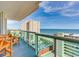 Breathtaking ocean views from the private balcony of this high-rise condo at 1706 S Ocean Blvd. # 1001, North Myrtle Beach, SC 29582