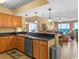 Modern kitchen featuring sleek appliances and an open layout flowing into the living area at 1706 S Ocean Blvd. # 1001, North Myrtle Beach, SC 29582