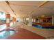 Indoor pool area featuring a small hot tub and ample seating for relaxation and enjoyment at 1706 S Ocean Blvd. # 1001, North Myrtle Beach, SC 29582