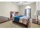 Cozy bedroom with large window and closet space, perfect for relaxation and rest at 220 Portsmith Dr. # 2, Myrtle Beach, SC 29588