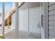 Exterior storage space with double doors for storing all your belongings outside your condo unit at 220 Portsmith Dr. # 2, Myrtle Beach, SC 29588