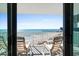 Enjoy ocean views from this relaxing balcony with comfortable seating at 2700 N Ocean Blvd. # 1053, Myrtle Beach, SC 29577