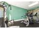Bright gym offering modern exercise equipment, windows and views to the outdoors at 2700 N Ocean Blvd. # 1053, Myrtle Beach, SC 29577