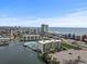 Aerial view of modern condos near a scenic waterfront offering breathtaking city and ocean views at 300 Shorehaven Dr. # W-3, North Myrtle Beach, SC 29582