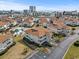 Aerial view showcasing this community's outdoor pool, landscaping, and proximity to the beach at 300 Shorehaven Dr. # W-3, North Myrtle Beach, SC 29582