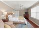 Spacious bedroom featuring a comfortable bed, dresser, and a cozy seating area for relaxation at 300 Shorehaven Dr. # W-3, North Myrtle Beach, SC 29582