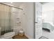 Well-lit bathroom features a shower and tub combo, complemented by tile flooring and modern fixtures at 316 Brackish Dr. # 316, Myrtle Beach, SC 29588