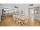Formal dining room featuring hardwood floors, and an open-concept layout at 401 25Th Ave. S, North Myrtle Beach, SC 29582