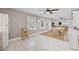 Large kitchen featuring tile floors and an adjacent dining area at 401 25Th Ave. S, North Myrtle Beach, SC 29582