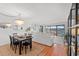 Spacious living room with dining area, and a beautiful view of the water at 4440 Nassau Ct. # D-507, Little River, SC 29566