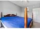 Main bedroom showing four poster bed and entry to en-suite bathroom at 4503 W Harbour Ct. # S-6, Little River, SC 29566