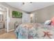 Cozy bedroom features a coastal-themed design at 500 Willow Greens Dr. # 500-G, Conway, SC 29526