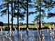 A picturesque pond reflecting surrounding trees and a tranquil golf course landscape at 5000 Windsor Green Way # 204, Myrtle Beach, SC 29579