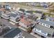 Aerial view of a charming neighborhood showcasing multiple beach houses at 6001 - 8008 S Kings Hwy., Myrtle Beach, SC 29575