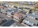 Aerial view of a charming neighborhood showcasing multiple beach houses at 6001 - 8008 S Kings Hwy., Myrtle Beach, SC 29575