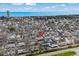 Community aerial shot showcasing a variety of beach houses near the ocean at 6001 - 8008 S Kings Hwy., Myrtle Beach, SC 29575