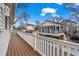 Wide-angle shot from a spacious deck, showcasing a neighborhood view with neighboring houses at 6001 - 8008 S Kings Hwy., Myrtle Beach, SC 29575