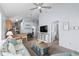 Open-concept living room with view to the kitchen and dining area, perfect for modern living at 6001 - 8008 S Kings Hwy., Myrtle Beach, SC 29575