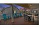 Inviting covered porch with comfortable seating and outdoor dining, perfect for relaxing and enjoying the outdoors at 6001 - 8008 S Kings Hwy., Myrtle Beach, SC 29575