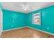 Bright bedroom features ample sunlight and a ceiling fan for added comfort at 614 Cavandish Dr., Myrtle Beach, SC 29588
