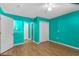 Inviting bedroom with a ceiling fan and closet space, providing a cozy and functional living space at 614 Cavandish Dr., Myrtle Beach, SC 29588