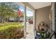 Charming front porch with ample seating and a welcoming view of the manicured neighborhood at 712 Painted Bunting Dr. # B, Murrells Inlet, SC 29576