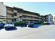Attractive condo complex with multiple levels, private balconies and parking area for residents and guests at 9501 Shore Dr. # D-337, Myrtle Beach, SC 29572