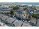 Aerial view of the condo complex, showing parking, the pool, and surrounding community at 9661 Shore Dr. # B-22, Myrtle Beach, SC 29572