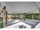 Garage and outdoor entertaining space under a stilt home at 9671 Stillwater Ct., Myrtle Beach, SC 29572