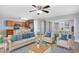 Open-concept living room and kitchen with modern furnishings and stylish decor, creating a welcoming space at 1108 Patricia Ct., Conway, SC 29526