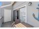 Cozy outdoor balcony with seating area for enjoying poolside view at 1890 Colony Dr. # 17T, Surfside Beach, SC 29575