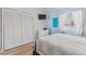 Tranquil bedroom with closet space, calming colors, and natural light for a peaceful rest at 1890 Colony Dr. # 17T, Surfside Beach, SC 29575