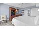 Spacious bedroom featuring a king bed and a closet at 2007 S Ocean Blvd. # 2006, Myrtle Beach, SC 29577