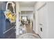Welcoming foyer with wood floors, a decorative rug, and an open view of the living space at 2652 Ellesmere Circle, Myrtle Beach, SC 29579