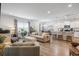 Open-concept living area seamlessly connecting to the kitchen and dining space at 2652 Ellesmere Circle, Myrtle Beach, SC 29579