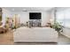 Modern living room with large TV and comfortable seating arrangement at 2652 Ellesmere Circle, Myrtle Beach, SC 29579