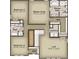 Second floor layout featuring a Primary suite with bath, two bedrooms, laundry, and loft area at 308 Starlit Way, Myrtle Beach, SC 29579