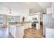 Eat-in kitchen with stainless steel appliances, granite countertops, and hardwood floors at 3736 Brookhill Dr., Myrtle Beach, SC 29588