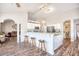 Eat in kitchen boasts granite countertops, stainless appliances, and pendant lighting at 3736 Brookhill Dr., Myrtle Beach, SC 29588